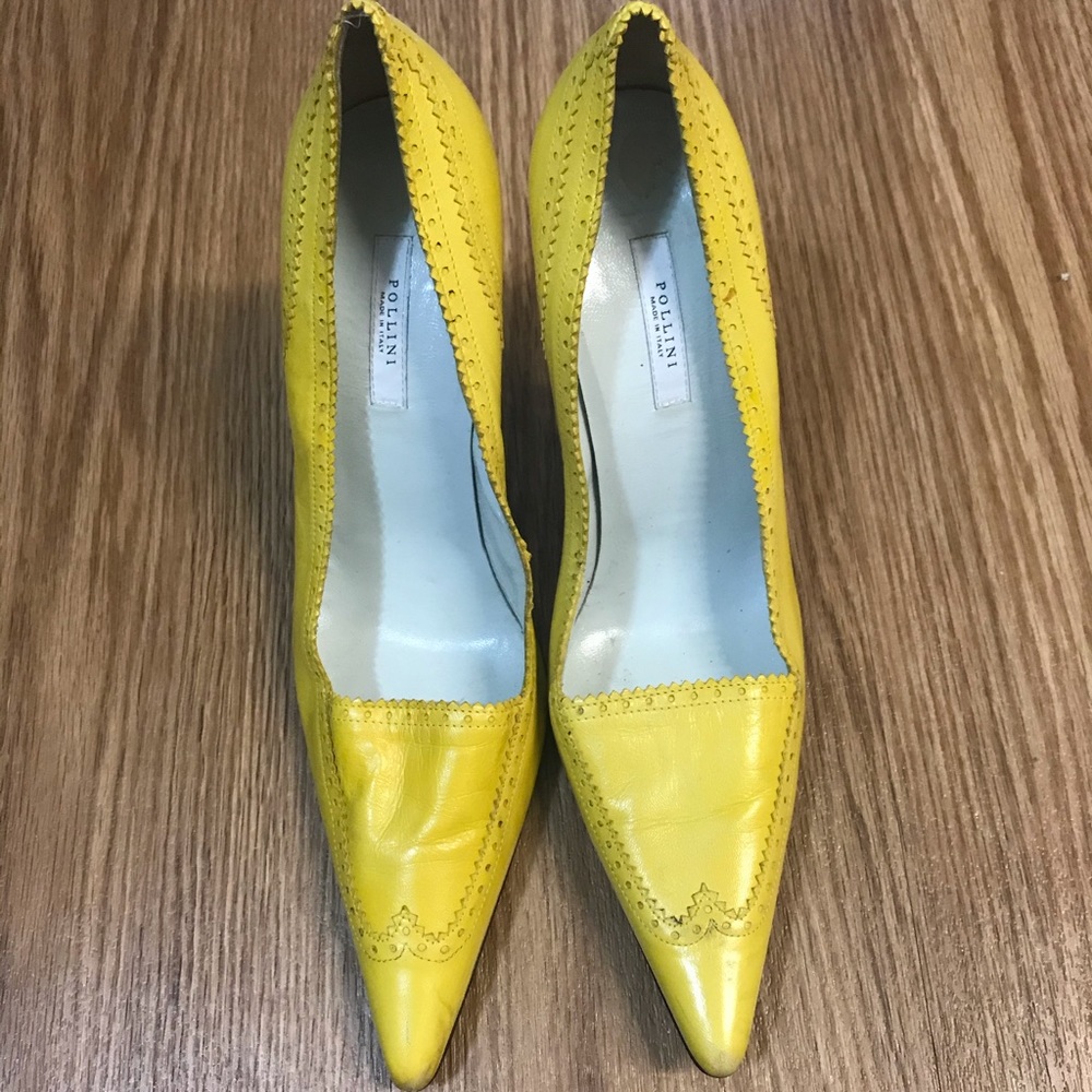 Pollini leather heels.